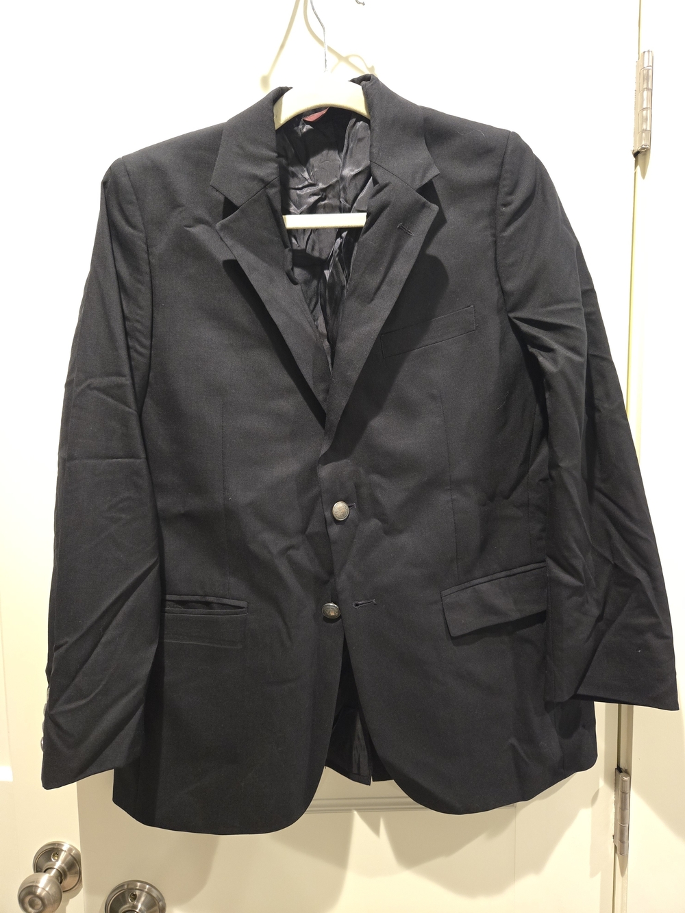 Brooks Brothers Navy Boy's Two-Button Sport Coat